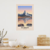 Affiche de voyage Matterhorn Suisse (Cuisine)