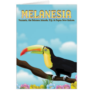 Affiche de voyage Melanesia Toucan