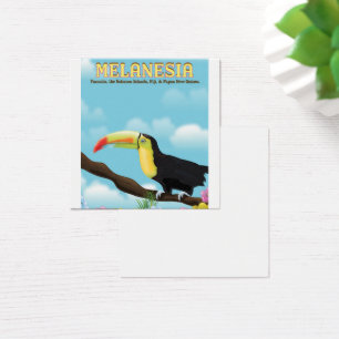 Affiche de voyage Melanesia Toucan