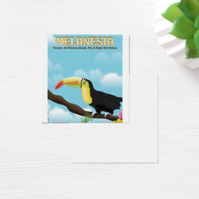 Affiche de voyage Melanesia Toucan (Bureau)