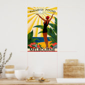 Affiche de voyage Melbourne Floride Nouveau Comté  (Cuisine)