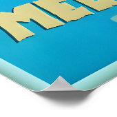 Affiche de voyage Melbourne Floride Nouveau Comté  (Coin)