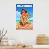 Affiche de voyage Melbourne Floride Sea Eagle Ango (Cuisine)