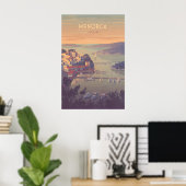 Affiche de voyage Menorca Espagne (Bureau à domicile)