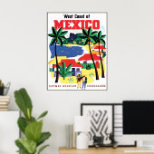 Affiche de voyage Mexique (Bureau à domicile)