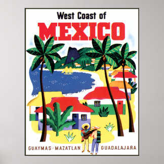 Affiche de voyage Mexique