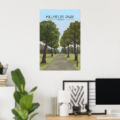 Affiche de voyage Millfields Park Hackney Londres (Bureau à domicile)