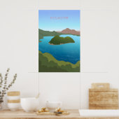 Affiche de voyage minimale Équateur (Cuisine)