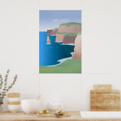 Affiche de voyage minimale Irlande (Cuisine)