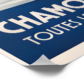 Affiche de voyage Mont Blanc (Coin)