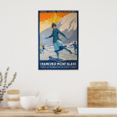 Affiche de voyage Mont Blanc (Cuisine)