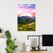 Affiche de voyage Mont Elbrus Russie (Bureau à domicile)