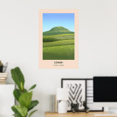 Affiche de voyage Mont Slemish Comté d'Antrim (Bureau à domicile)