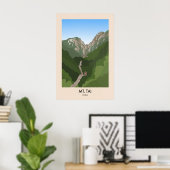 Affiche de voyage Mont Tai Chine (Bureau à domicile)