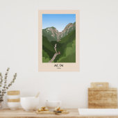 Affiche de voyage Mont Tai Chine (Cuisine)