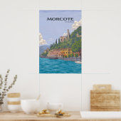 Affiche de voyage Morcote Suisse (Cuisine)