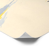 Affiche de voyage Morillon Snowboard (Coin)