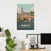 Affiche de voyage Morpeth Northumberland (Bureau à domicile)