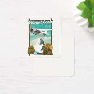 Affiche de voyage Mount Cook Nouvelle-Zélande