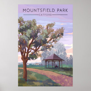 Affiche de voyage Mountsfield Park Londres
