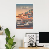Affiche de voyage Mousehole Cornouailles (Bureau à domicile)