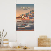 Affiche de voyage Mousehole Cornouailles (Cuisine)