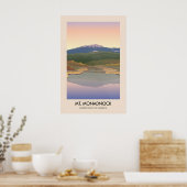 Affiche de voyage Mt Monadnock États-Unis (Cuisine)