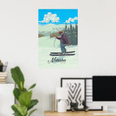 Affiche de voyage Nakiska Ski Resort Canada (Bureau à domicile)