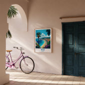Affiche de voyage Nice France décoration murale