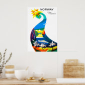 Affiche de voyage Norvège (Cuisine)