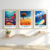 Affiche de voyage Outback australien Wall Art