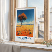 Affiche de voyage Outback australien Wall Art