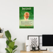 Affiche de voyage Pan Am Impression d'art Irish Gi (Bureau à domicile)