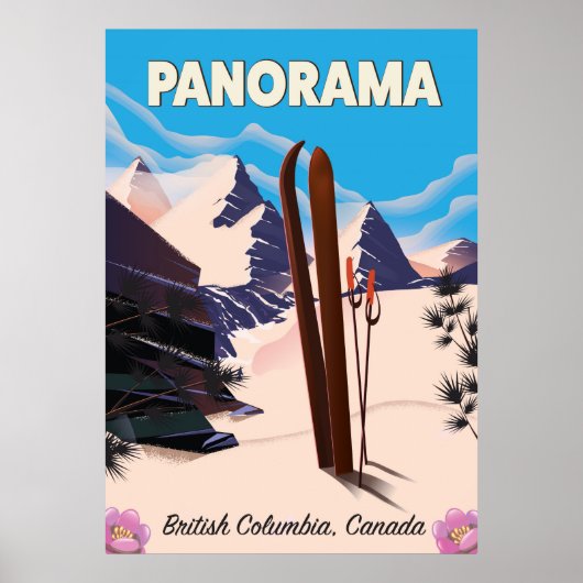 Affiche de voyage Panorama Canada (Devant)