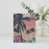 Affiche de voyage par carte postale de Miami (Debout devant)