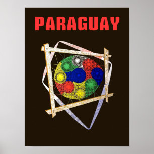 affiche de voyage Paraguay
