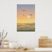 Affiche de voyage Parapente (Cuisine)