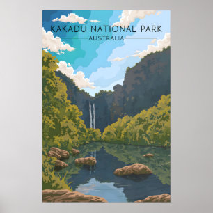 Affiche de voyage Parc national de Kakadu Australi