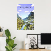 Affiche de voyage Parc national de Killarney Irlan (Bureau à domicile)