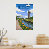 Affiche de voyage Parc olympique Londres (Cuisine)