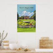 Affiche de voyage Parc Platt Fields Manchester (Cuisine)