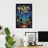 Affiche de voyage Paris,  (Bureau à domicile)