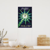 Affiche de voyage Paris (Cuisine)