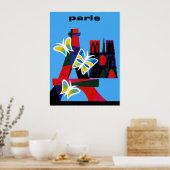 Affiche de voyage Paris, France (Cuisine)