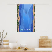 Affiche de voyage Partez en aviron (Cuisine)