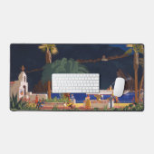 Affiche de voyage - Père Noël Catalina Island, Cal (Clavier et souris)