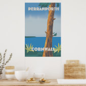 Affiche de voyage Perranporth Cornouailles (Cuisine)