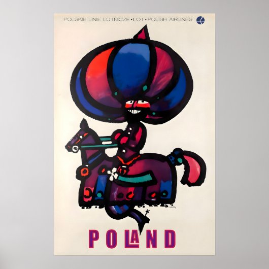 Affiche de voyage Pologne Impression d'art polonai (Devant)
