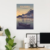 Affiche de voyage Polperro Cornwall (Bureau à domicile)