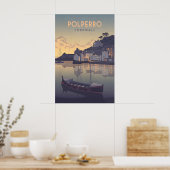 Affiche de voyage Polperro Cornwall (Cuisine)